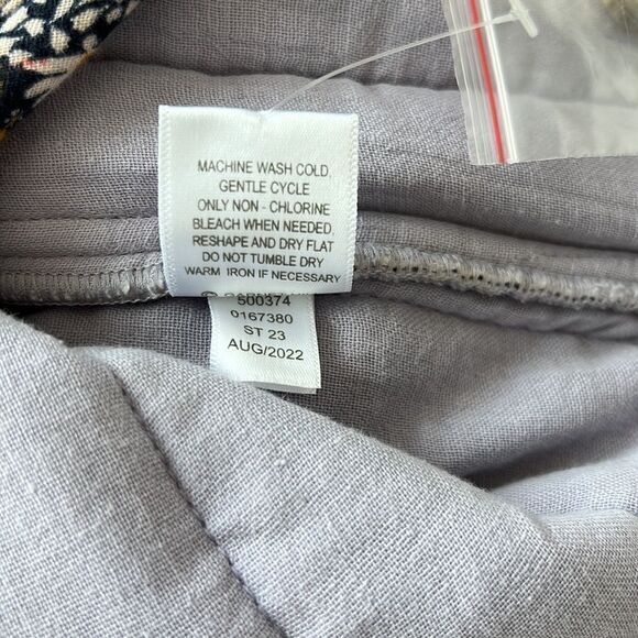 Garnet Hill Organic-Cotton Quilted Gauze Jacket Cottage Floral Size Small Fall - Picture 13 of 15